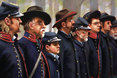 Reenactment Day - Part 1 (oil on canvas)