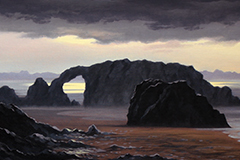 Looming (oil on canvas)