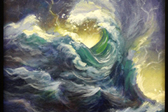 The Days of Creation - Day 2 (oil on canvas)