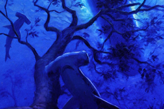 Defiant (oil on canvas)