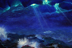 Ice Garden (oil on canvas)